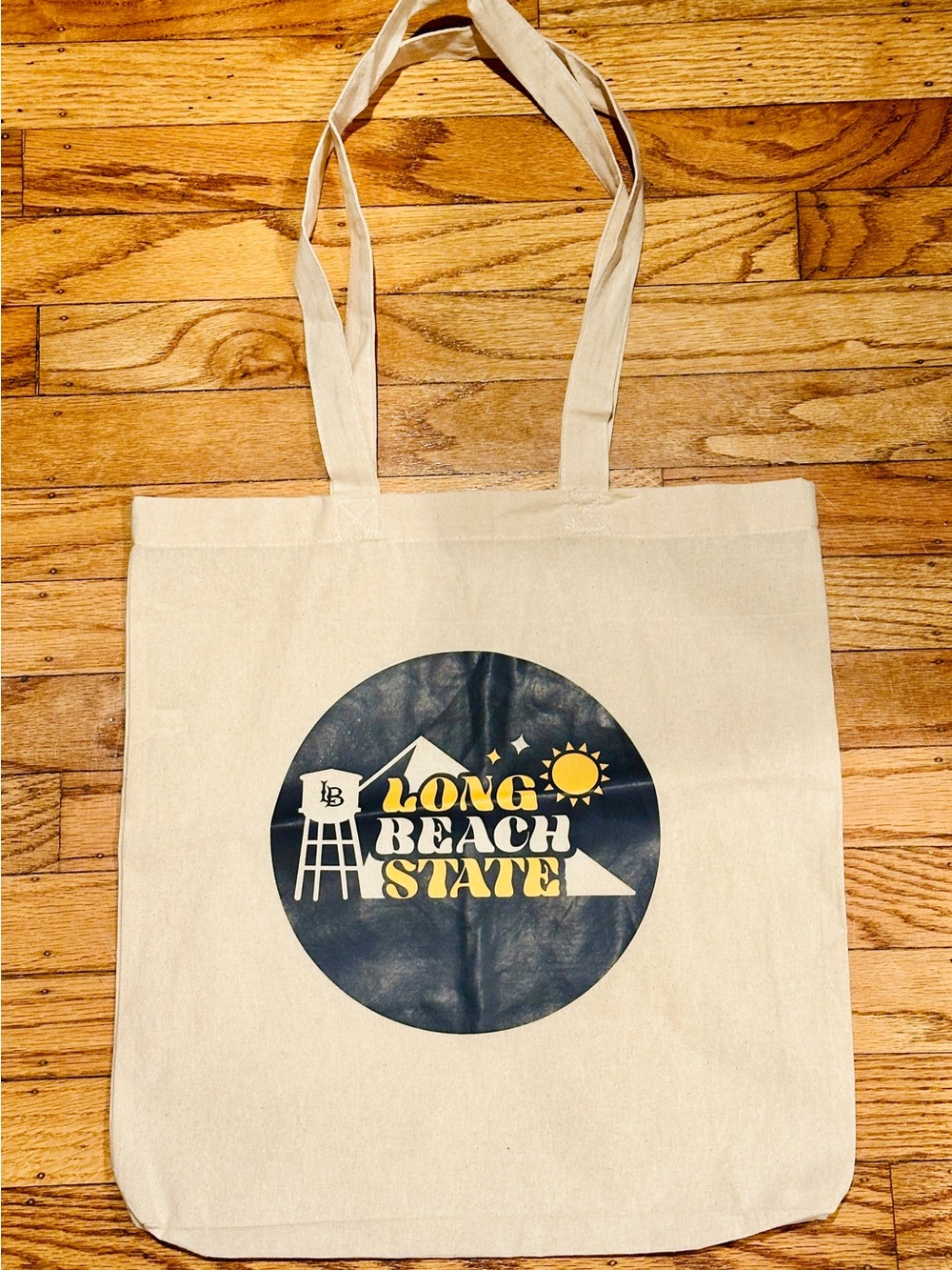 New - Long Beach State Retro Canvas Tote Bag - Sustainably Made & Clean - CSULB